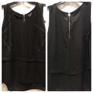 Black Dressy Tank size M